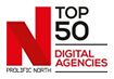 Prolific North Top 50 digital agencies
